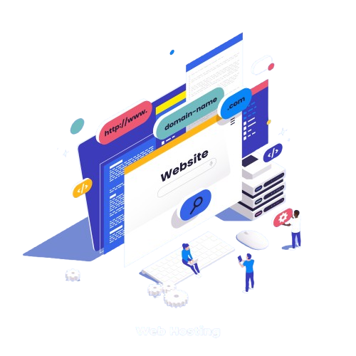 Static Website Design Illustration